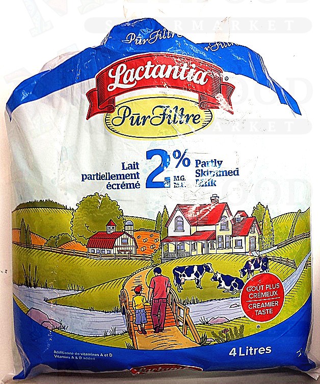 LACTANTIA 2% PARTLY SKIMMED MILK4L