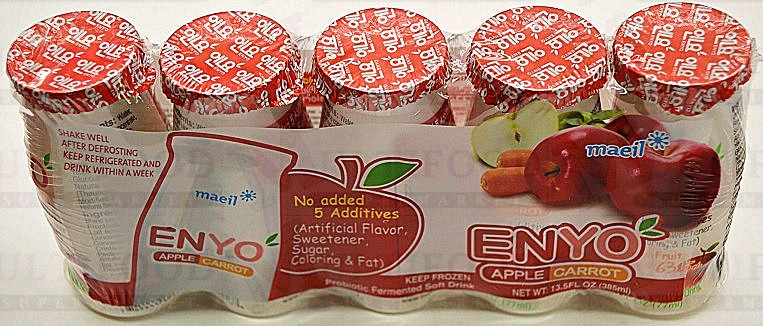 ENYO PROBIOTLIC SOFT DRINK APPLE & CARROT 