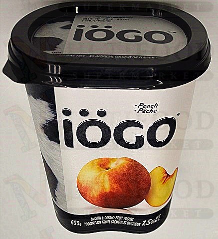 IOGO SMOOTH & CREAMY FRUIT YOGURT PEACH