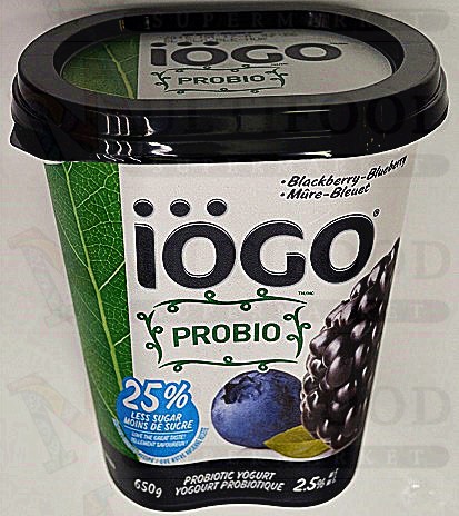 IOGO PROBIO YOGURT BLACKBERRY 